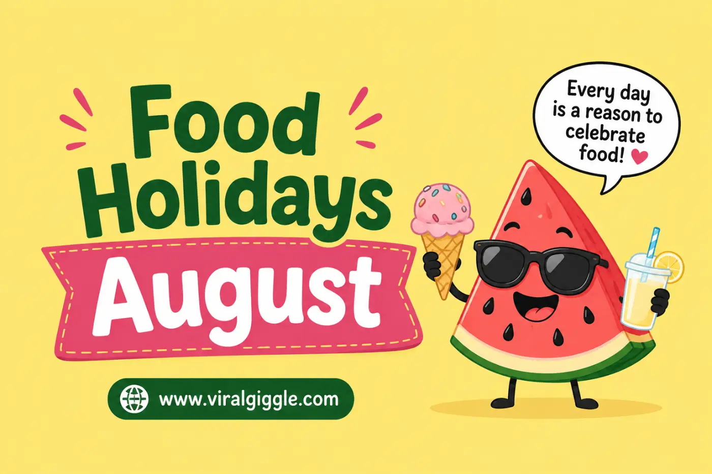 Food Holidays August